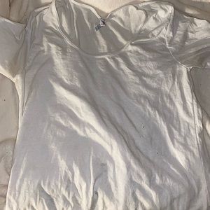 plain white shirt | unknown brand | size medium